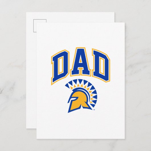 San Jose State Spartans Pap Briefkaart (Voorkant / Achterkant)