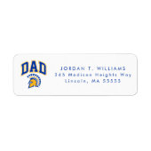 San Jose State Spartans Pap Etiket (Voorkant)