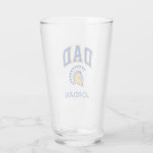 San Jose State Spartans Pap Glas (Achterkant)
