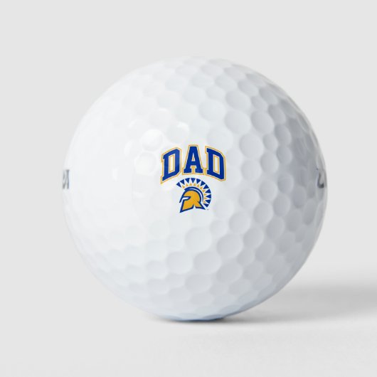 San Jose State Spartans Pap Golfballen (Voorkant)