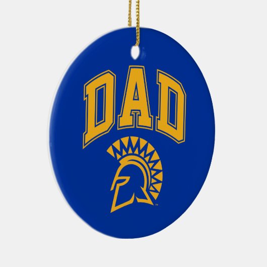 San Jose State Spartans Pap Keramisch Ornament (Rechts)