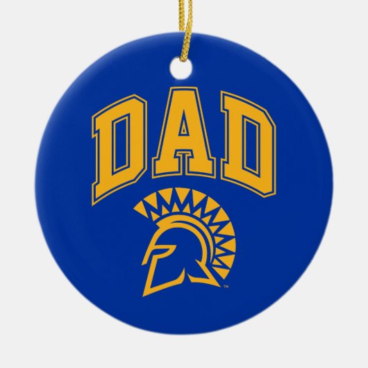 San Jose State Spartans Pap Keramisch Ornament (Voorkant)