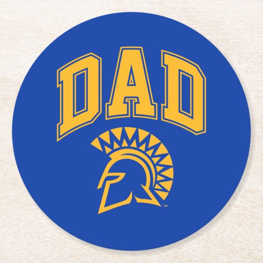 San Jose State Spartans Pap Ronde Kartonnen Onderzetter (Voorkant)