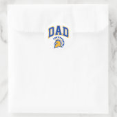 San Jose State Spartans Pap Ronde Sticker (Tas)