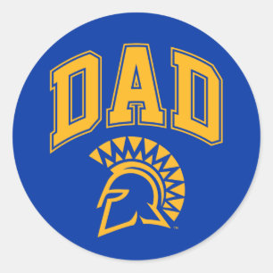 San Jose State Spartans Pap Ronde Sticker