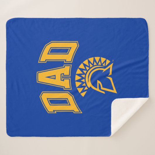 San Jose State Spartans Pap Sherpa Deken (Voorkant (horizontaal))