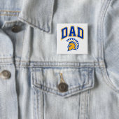 San Jose State Spartans Pap Vierkante Button 5,1 Cm (In situ)