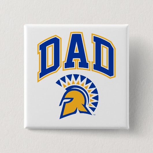 San Jose State Spartans Pap Vierkante Button 5,1 Cm (Voorkant)