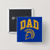 San Jose State Spartans Pap Vierkante Button 5,1 Cm (Voorkant /achterkant)