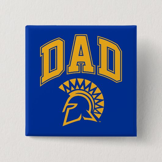 San Jose State Spartans Pap Vierkante Button 5,1 Cm (Voorkant)