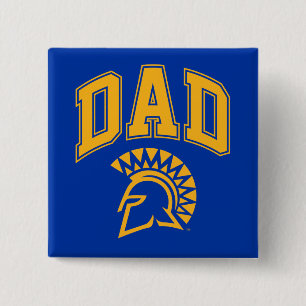 San Jose State Spartans Pap Vierkante Button 5,1 Cm