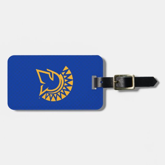 San Jose State Spartans Polka Dot Pattern Bagagelabel (Voorkant horizontaal)