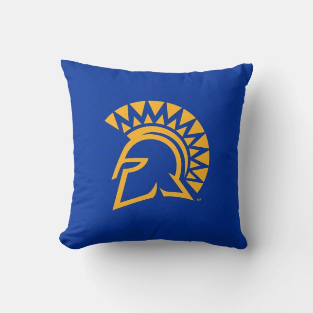 San Jose State Spartans Polka Dot Pattern Kussen (Voorkant)