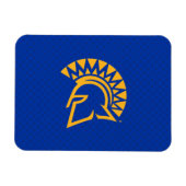 San Jose State Spartans Polka Dot Pattern Magneet (Horizontaal)