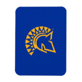 San Jose State Spartans Polka Dot Pattern Magneet (Verticaal)