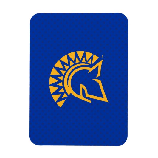 San Jose State Spartans Polka Dot Pattern Magneet (Verticaal)