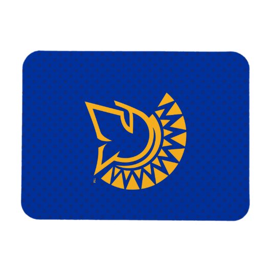 San Jose State Spartans Polka Dot Pattern Magneet (Horizontaal)