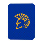 San Jose State Spartans Polka Dot Pattern Magneet (Verticaal)