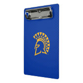 San Jose State Spartans Polka Dot Pattern Mini Klembord (Angled2)