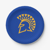 San Jose State Spartans Polka Dot Pattern Papieren Bordje (Voorkant)