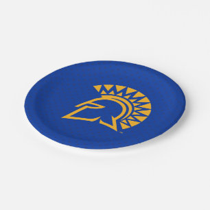 San Jose State Spartans Polka Dot Pattern Papieren Bordje