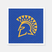 San Jose State Spartans Polka Dot Pattern Servet (Voorkant)