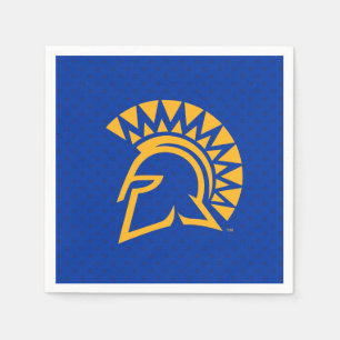 San Jose State Spartans Polka Dot Pattern Servet
