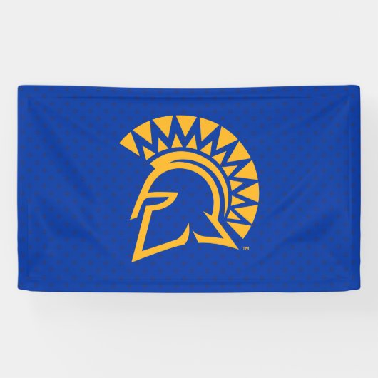 San Jose State Spartans Polka Dot Pattern Spandoek (Horizontaal)
