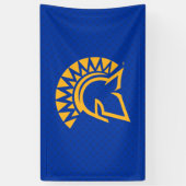 San Jose State Spartans Polka Dot Pattern Spandoek (Verticaal)