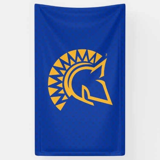 San Jose State Spartans Polka Dot Pattern Spandoek (Verticaal)