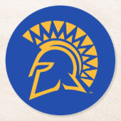 San Jose State Spartans Ronde Kartonnen Onderzetter (Voorkant)