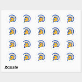 San Jose State Spartans Ronde Sticker (Vel)