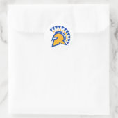 San Jose State Spartans Ronde Sticker (Tas)