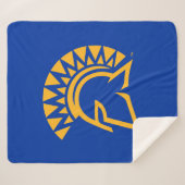 San Jose State Spartans Sherpa Deken (Voorkant (horizontaal))