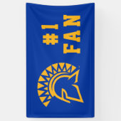San Jose State Spartans Spandoek (Verticaal)