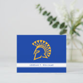 San Jose State Spartans Uitnodiging Briefkaart (Staand voorkant)