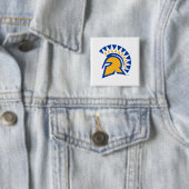 San Jose State Spartans Vierkante Button 5,1 Cm (In situ)