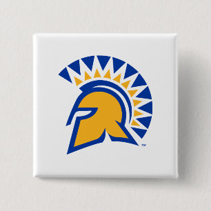 San Jose State Spartans Vierkante Button 5,1 Cm