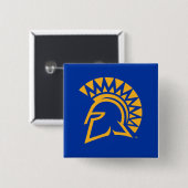 San Jose State Spartans Vierkante Button 5,1 Cm (Voorkant /achterkant)