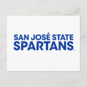 San Jose State Spartans Wordmark Briefkaart (Voorkant)