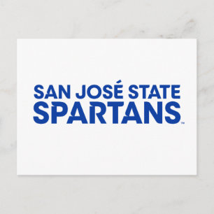 San Jose State Spartans Wordmark Briefkaart