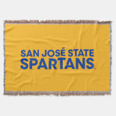 San Jose State Spartans Wordmark Deken (Voorkant)