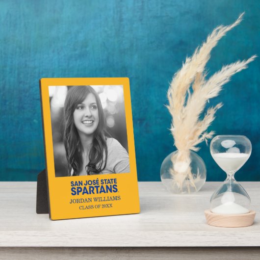 San Jose State Spartans Wordmark Fotoplaat (Zijkant)