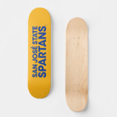 San Jose State Spartans Wordmark Persoonlijk Skateboard (Voorkant)
