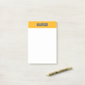 San Jose State Spartans Wordmark Post-it® Notes (Op bureau)