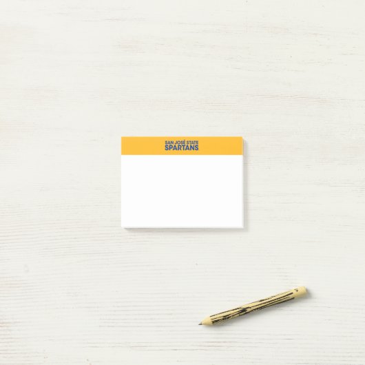 San Jose State Spartans Wordmark Post-it® Notes (Op bureau)