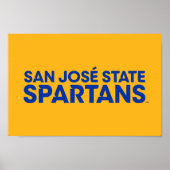 San Jose State Spartans Wordmark Poster (Voorkant)