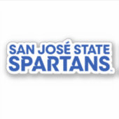 San Jose State Spartans Wordmark Sticker (Voorkant)