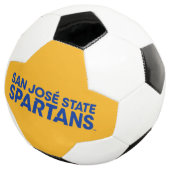 San Jose State Spartans Wordmark Voetbal (Drie kwart)