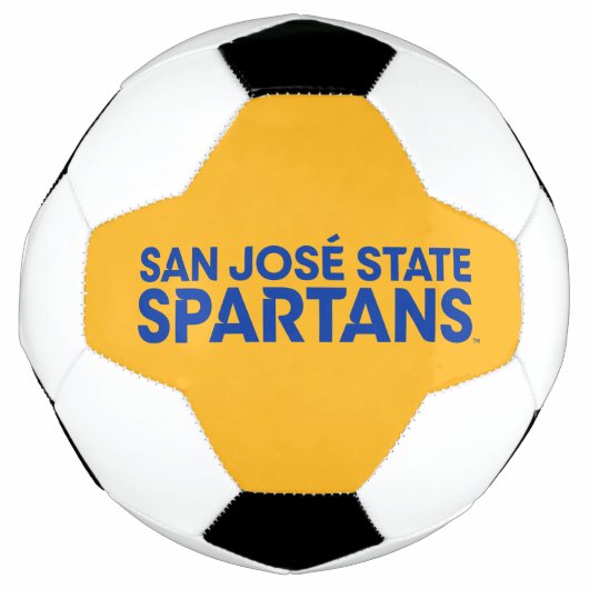 San Jose State Spartans Wordmark Voetbal (Voorkant)
